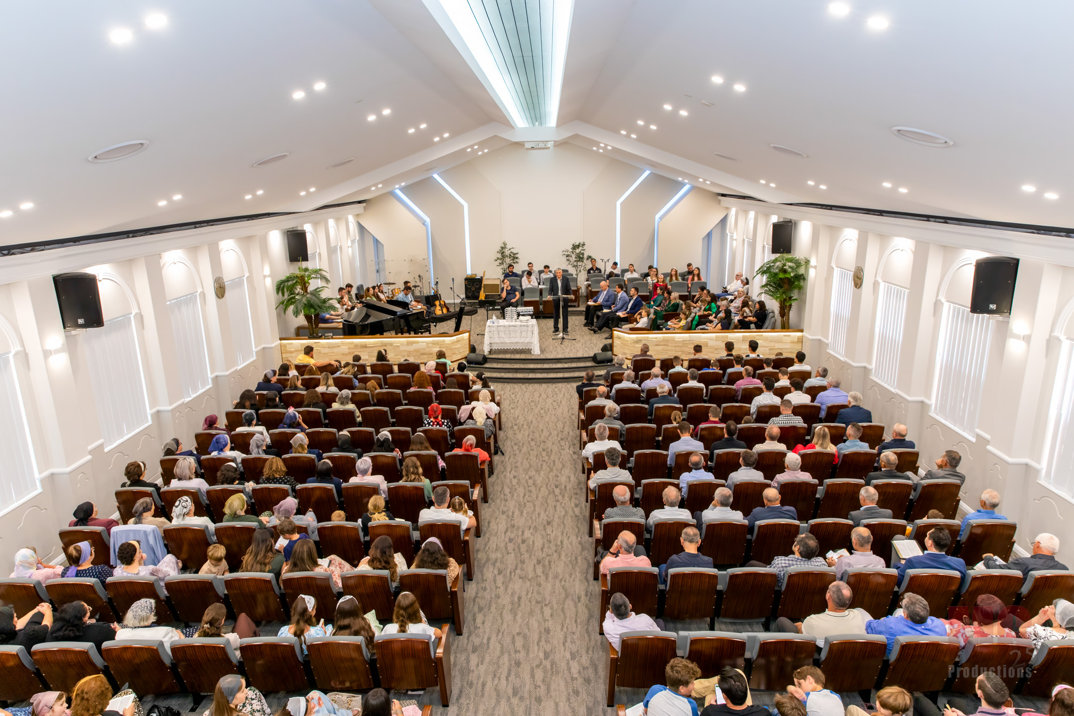 Elim Brisbane congregation gathered for a church service